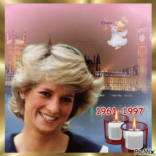 Lady Diana - Nemokamas animacinis gif