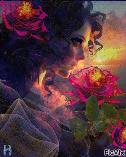 Огненная Роза 2 - Безплатен анимиран GIF