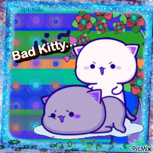 Bad kitty/contest - Bezmaksas animēts GIF