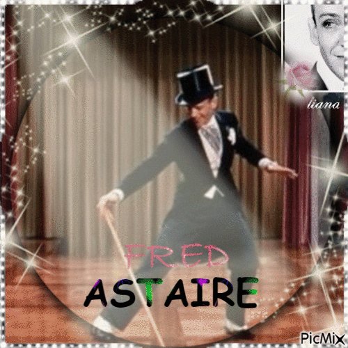 Fred Astaire dance - Animovaný GIF zadarmo