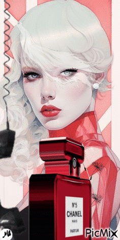 Rojo en el perfume - Gratis animerad GIF