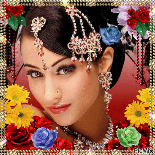 Indian princess - Darmowy animowany GIF