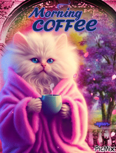 Morning Coffee - Ingyenes animált GIF