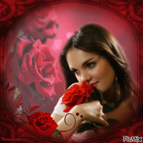 Roses rouges. - zadarmo png