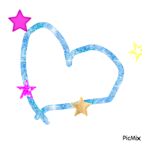 Cœur étoile - Ingyenes animált GIF