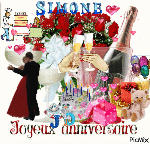 Joyeux Anniversaire Ma Simone Picmix