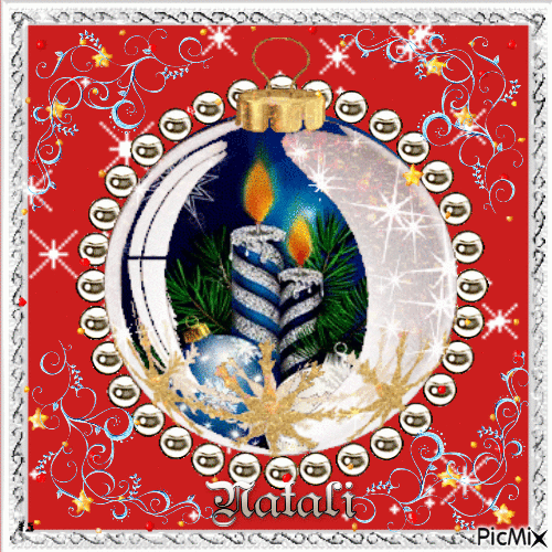 boule de Noël - Бесплатный анимированный гифка