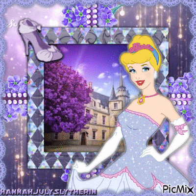 {♥}Cinderella in Lilac{♥} - Бесплатный анимированный гифка