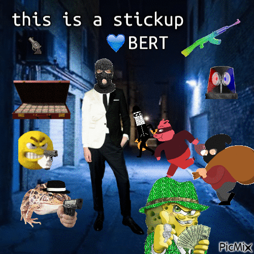 stickup bert - 無料のアニメーション GIF