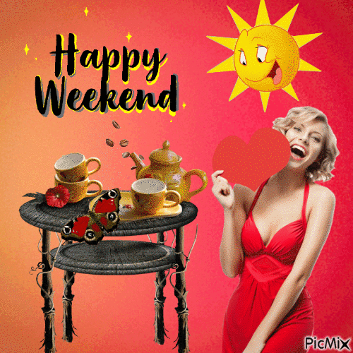 Happy weekend - Бесплатни анимирани ГИФ