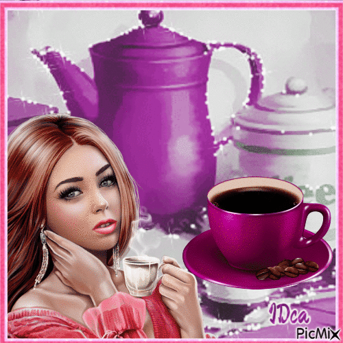 Café vintage - Bezmaksas animēts GIF