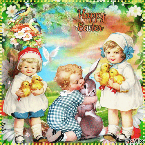 Happy Easter 25 - Free animated GIF