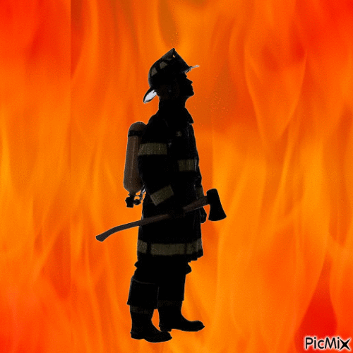 Firefighter - GIF animasi gratis