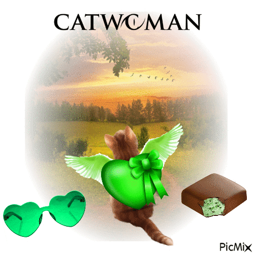 Catwoman >^..^< - GIF animado grátis