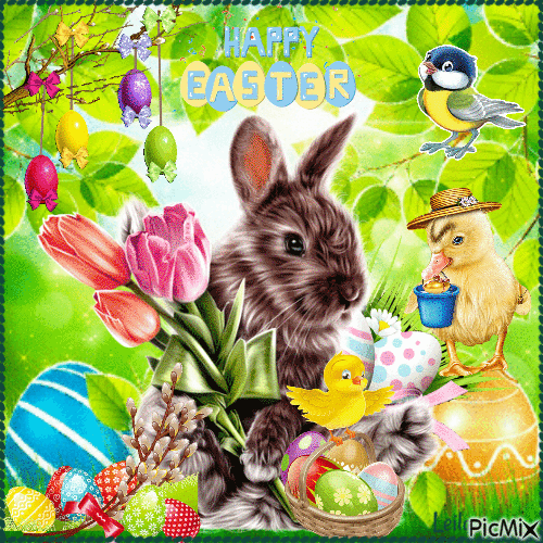 Happy Easter 20 - Бесплатни анимирани ГИФ