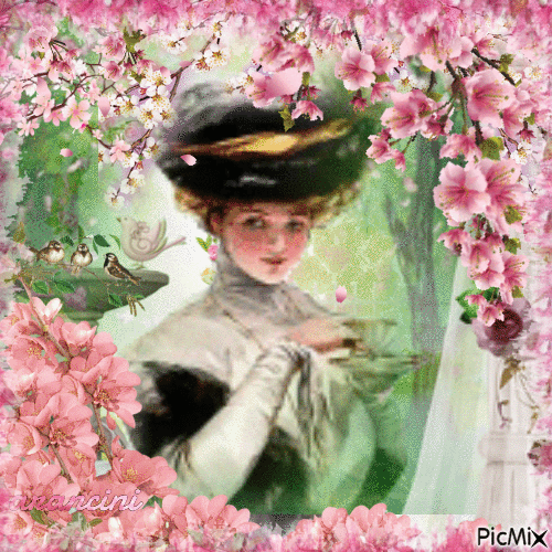 Victorian woman - Gratis animeret GIF