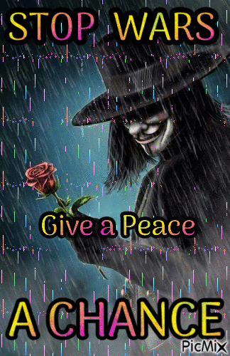 PEACE - GIF animasi gratis