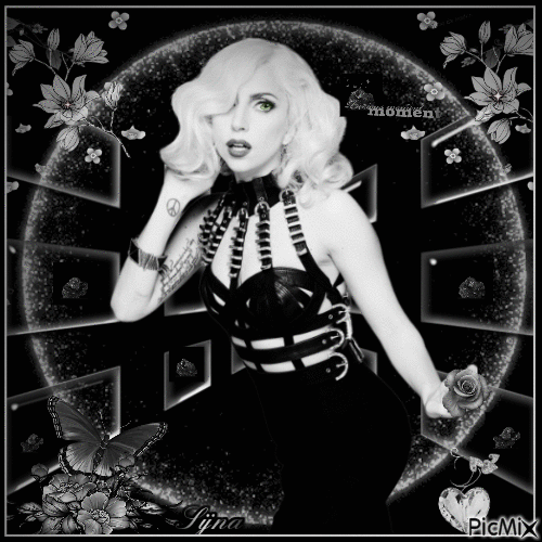 Lady Gaga - Animovaný GIF zadarmo