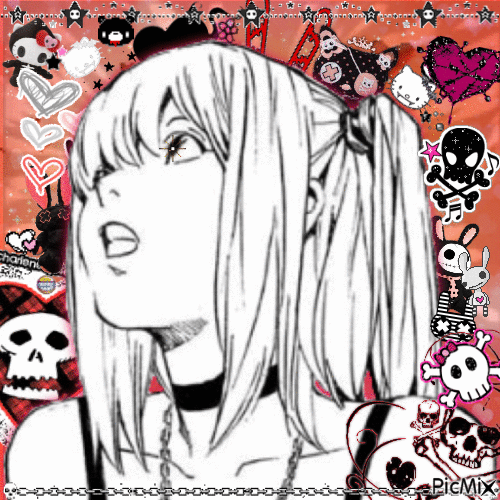 misa amane death note - 無料のアニメーション GIF