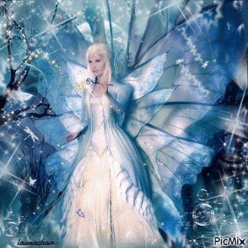 fairy fantasy laurachan - Gratis animerad GIF