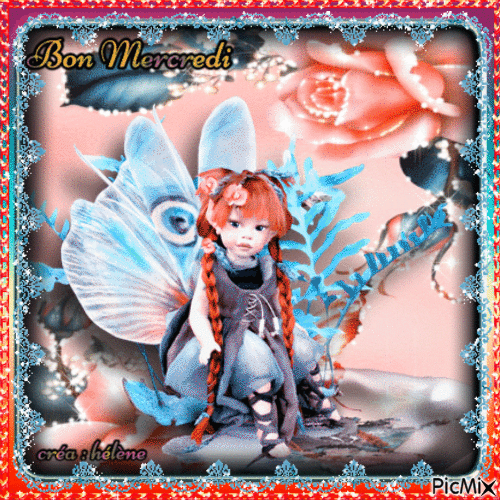 la petite elfe papillon - Gratis animeret GIF