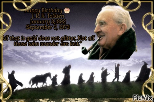 J. R. R. Tolkien (Birthday) - PNG gratuit