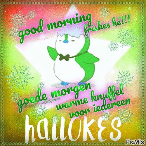 gm  goede morgen morning   friskes - Animovaný GIF zadarmo