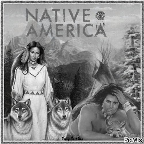 Concours :  Amérindien et ses loups