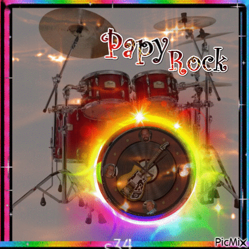 PAPY ROCK - Bezmaksas animēts GIF