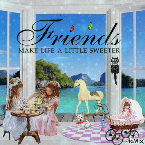 friends - Бесплатный анимированный гифка