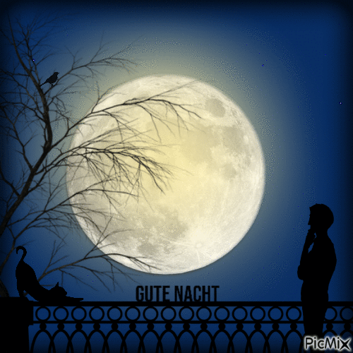 Gute Nacht - Бесплатни анимирани ГИФ