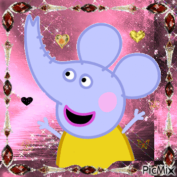 Giff Peppa Pig Émilie créé par moi - GIF animasi gratis