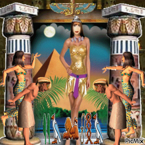 Pharaonic queen - Gratis animerad GIF