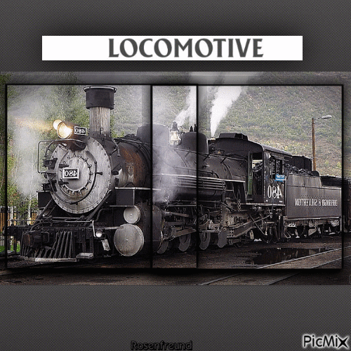 Lokomotive - GIF animado gratis