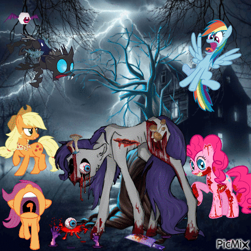 MLP AU Infected - GIF animate gratis