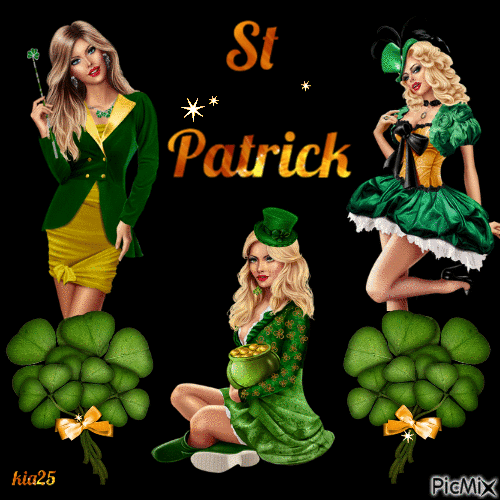 St Patrick - Ingyenes animált GIF