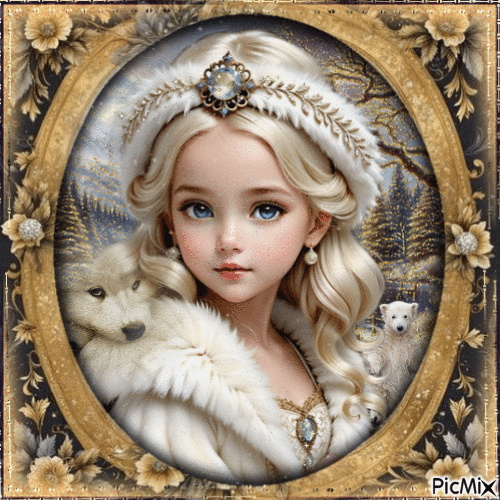Petite reine de l'hiver - Besplatni animirani GIF