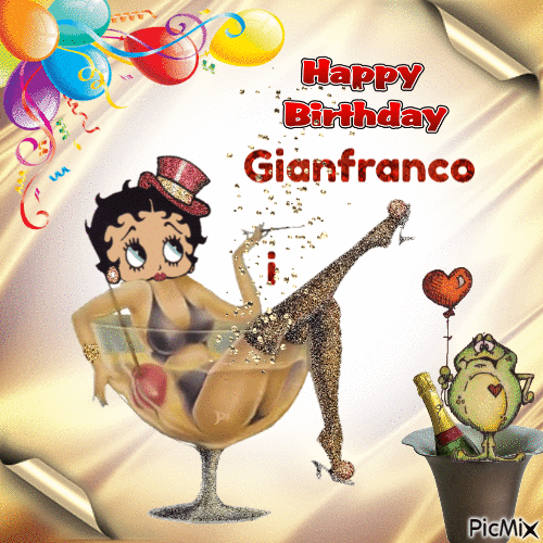 compleanno gianfranco - Free animated GIF