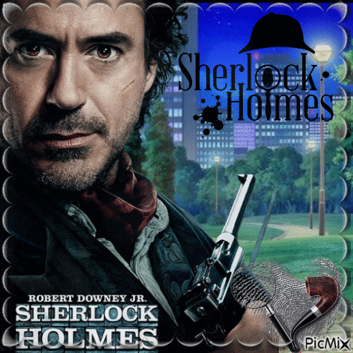 Sherlock Holmes - Bezmaksas animēts GIF