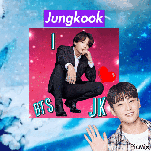 Jungkook of BTS - 無料のアニメーション GIF