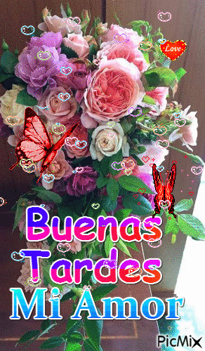 Buenas Tardes mi Amor - Bezmaksas animēts GIF