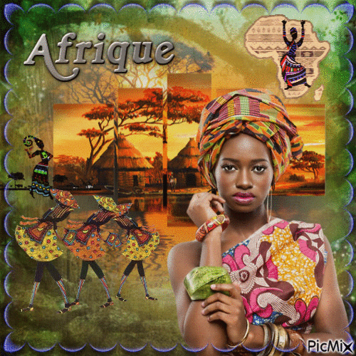 African danse - GIF animasi gratis