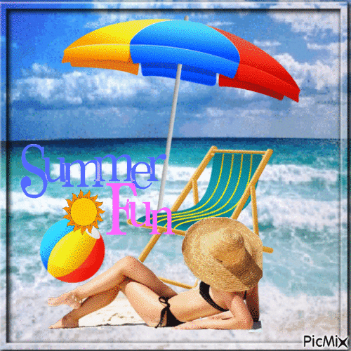 Summer fun - Darmowy animowany GIF