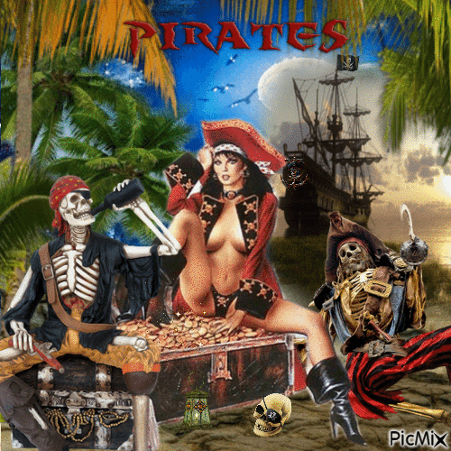 Pirate's Booty! - GIF animado grátis