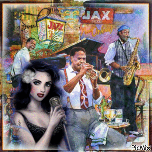 Jazz Band - Безплатен анимиран GIF