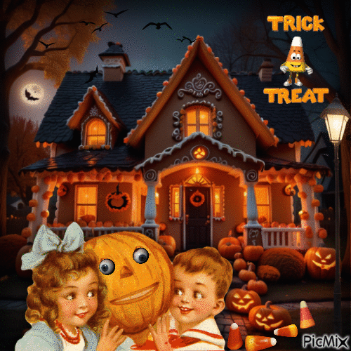 Trick or Treat - Free animated GIF