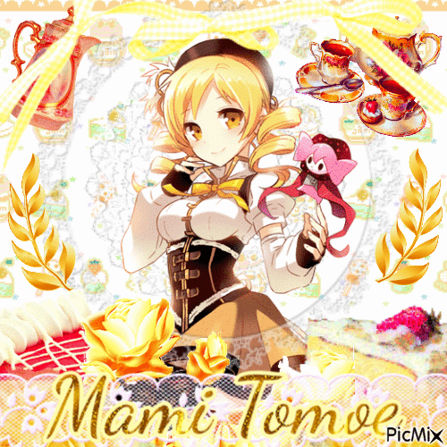 Mami Tomoe - Безплатен анимиран GIF