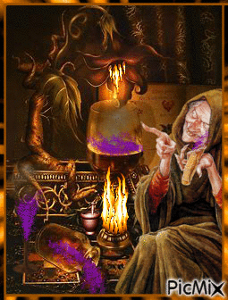 Witch's Potion! - Ingyenes animált GIF