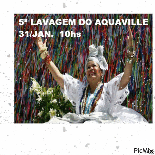 5ª LAVAGEM DO AQUAVILLE - Бесплатный анимированный гифка