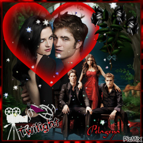 Twilight, Edward and Bella - GIF animado gratis